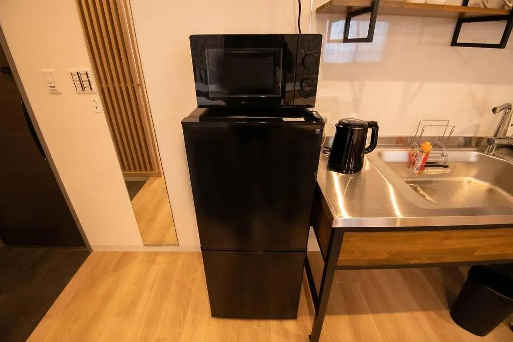 Apartment 浅草禅心居202室 浅草駅徒歩15分 2024年4月ニューオープン 43平米丸貸し切り ダブルベット2台と畳敷き布団2組 家庭式用品設備完備 Tokyo